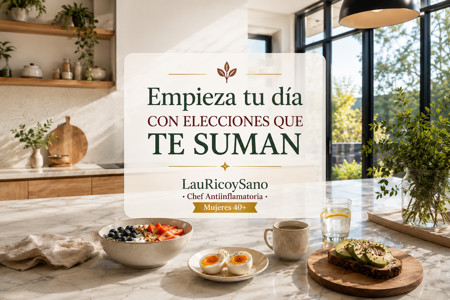 El desayuno hormonal antiinflamatorio: lo que toda mujer de 40+ necesita saber — y nadie le explicó